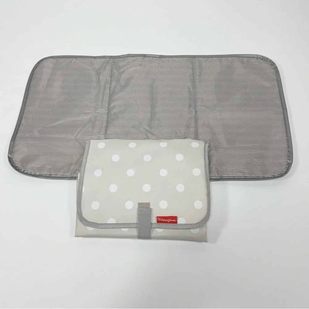 Portable Travel Baby Changing Pad Kimusium Polka Dot Stripe Bundle OS
